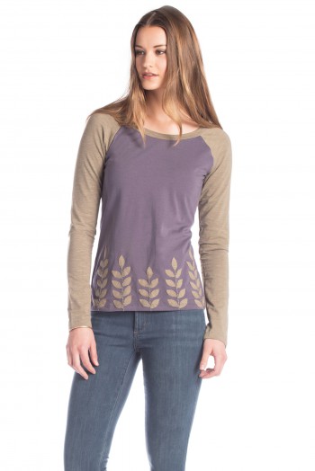 Stem Raglan Top in Graystone 