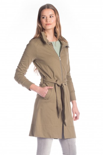 Encore Trench in Burnt Olive 