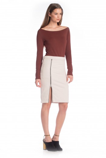 Zippy Skirt in Moon Beam 