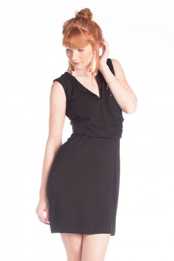 Bamboo Alexa Dress in Black 