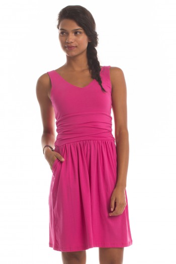 Tangier Moxie Dress in Fuschia