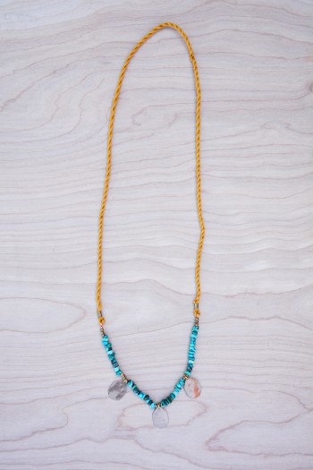 Sea and Sky Necklace in Gold