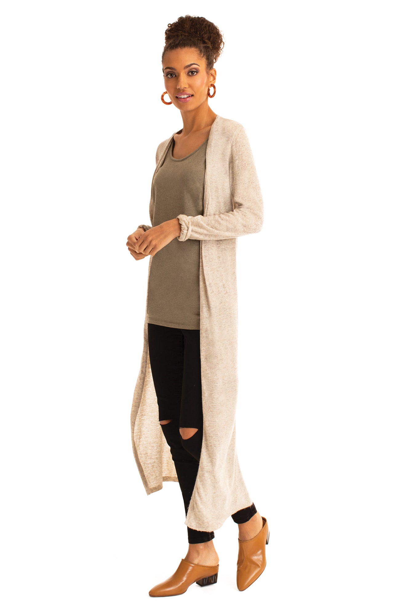 The Relaxed Long Cardigan