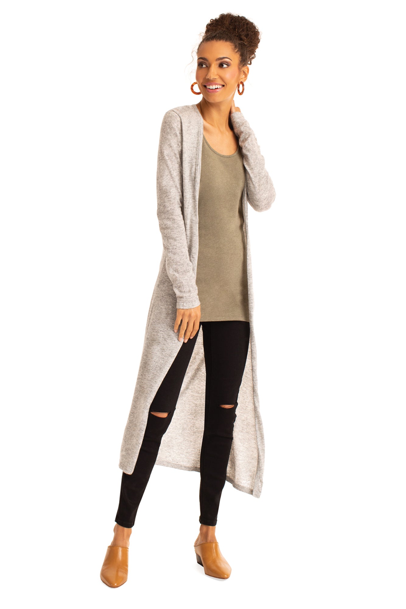 The Relaxed Long Cardigan