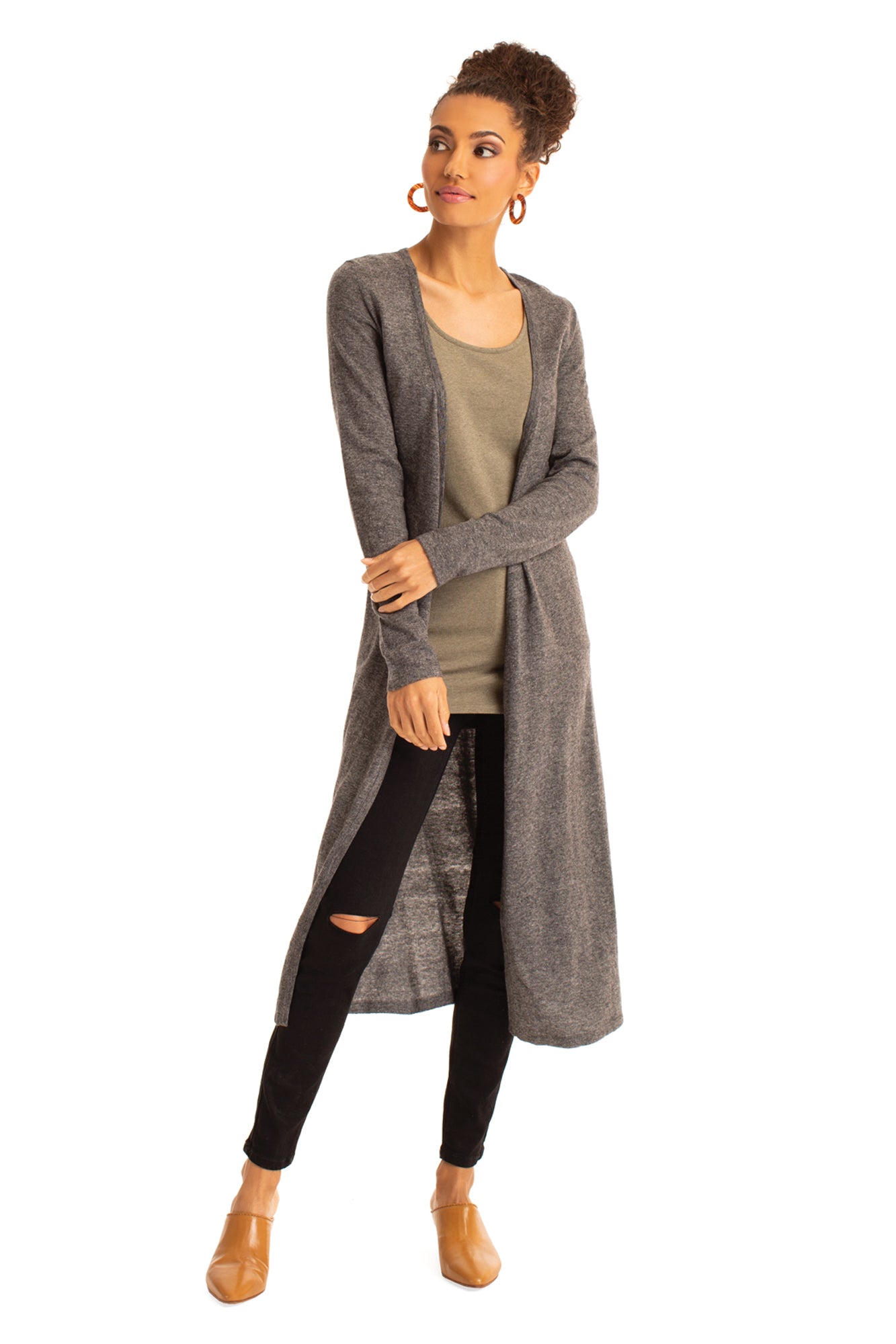 The Relaxed Long Cardigan