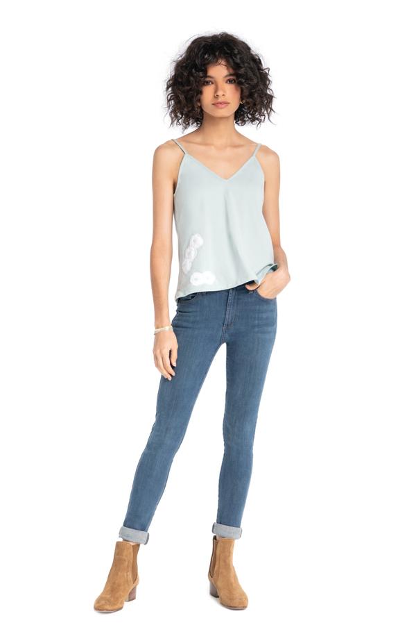 Cherry Blossom Applique Reba Cami